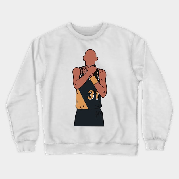 Reggie Miller Choke Crewneck Sweatshirt by RansomBergnaum